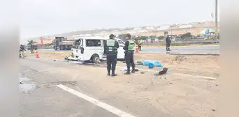 Panamericana Sur: seis muertos dejan dos accidentes de tránsito