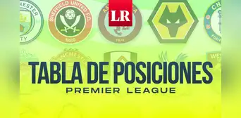 Tabla de posiciones Premier League y programación de la jornada 17 EN VIVO Tabla de posiciones Premier League y programación de la jornada 17 EN VIVO