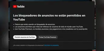 YouTube prepara nueva 'arma' para que no puedas evadir los anuncios, a menos que pagues YouTube prepara nueva 'arma' para que no puedas evadir los anuncios, a menos que pagues