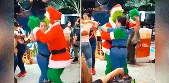 Captan al Grinch bailando en fiesta, y usuarios dicen: “No le gusta la Navidad, pero ama la salsa” Captan al Grinch bailando en fiesta, y usuarios dicen: “No le gusta la Navidad, pero ama la salsa”