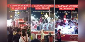 Coca Cola sorprende con caravana navideña por las calles de Los Olivos: “Pasen por todos los distritos”