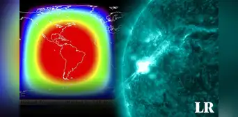 El Sol lanzó la llamarada más potente de los últimos 6 años directo a Sudamérica