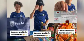 Peruana muestra canasta navideña de Alianza Lima y usuarios reaccionan: “Faltan los focos y bengalas”