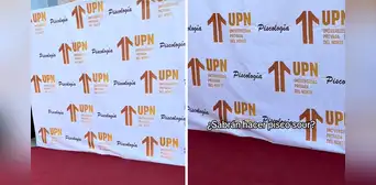Estudiantes confunden banner de Psicología con ‘Piscología’ y en redes bromean: “¿Sabrán hacer pisco sour?”