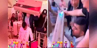 Se queda dormido en fiesta, gana una TV y sus amigos lo despiertan para que reciba su premio Se queda dormido en fiesta, gana una TV y sus amigos lo despiertan para que reciba su premio