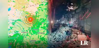 Temblor de 6,2 sacudió China: reportan al menos 111 personas muertas y más de 200 heridos Temblor de 6,2 sacudió China: reportan al menos 111 personas muertas y más de 200 heridos