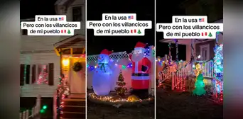 Peruana en EE. UU. escucha Los Niños Cantores de HUARAZ mientras ve decoraciones de Navidad: “Tradición de mi pueblo”