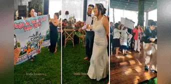 Invitados regalan a recién casados luna de miel en Disney y usuarios reaccionan: “Me voy a Huancayo”