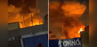 Callao: incendio en un depósito de llantas genera caos entre los vecinos