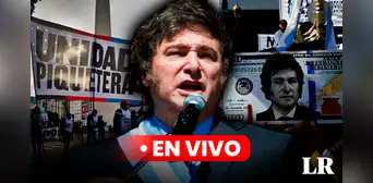 Marcha de piqueteros contra Milei, EN VIVO: manifestantes llegaron a Plaza de Mayo Marcha de piqueteros contra Milei, EN VIVO: manifestantes llegaron a Plaza de Mayo