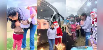 Yarita Lizeth emocionó a niños de Puno llevándoles regalos por Navidad