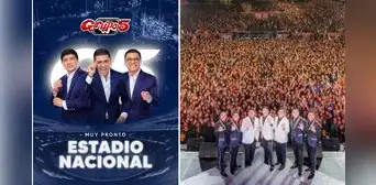 Grupo 5 vende TODAS las entradas para su espectacular primer concierto en el Estadio Nacional Grupo 5 vende TODAS las entradas para su espectacular primer concierto en el Estadio Nacional