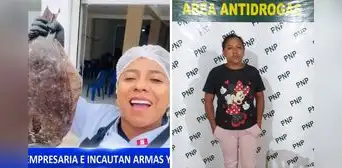 Capturan a conocida empresaria cevichera y 3 personas con armas y droga en Tacna