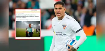 Paolo Guerrero es duramente criticado por medio ecuatoriano y lo tilda de "fiasco"