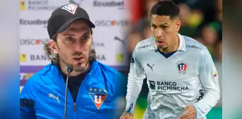 Luis Zubeldía reveló la conversación que tuvo con Paolo Guerrero respecto a su futuro en LDU