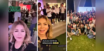 ¡Con premios, show y canastas! Gisela sorprende con tremenda fiesta para sus trabajadores por Navidad