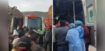 Choque entre bus y tráiler en vía Arequipa-Juliaca deja 3 fallecidos y 41 heridos Choque entre bus y tráiler en vía Arequipa-Juliaca deja 3 fallecidos y 41 heridos