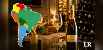 El país que bebe más champán al brindar en Navidad y Año Nuevo está en Sudamérica