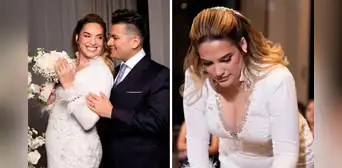 Cassandra Sánchez publica fotos oficiales de su boda y enciende rumores de segundo embarazo