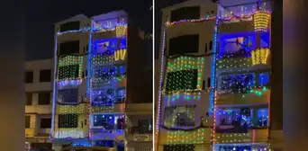 Peruanos que viven en SMP decoran su casa de 6 pisos con luces de Navidad: “¿Dónde queda la discoteca?” Peruanos que viven en SMP decoran su casa de 6 pisos con luces de Navidad: “¿Dónde queda la discoteca?”