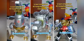 Usuarios quedan en shock por robot de Transformers que canta tema de Armonía 10: “El megachelatrón”