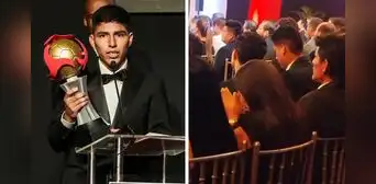 El tierno llanto de la mamá de Piero Quispe tras premiación a su hijo como mejor jugador del año