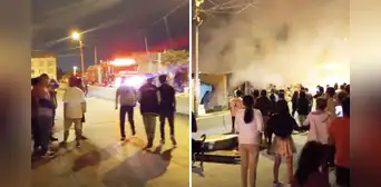 Villa El Salvador: sereno pierde su vivienda tras incendio provocado por un pirotécnico
