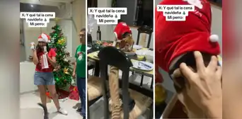 Perrito comió la cena de Navidad, mientras su familia hacia la entrega de regalos: "Salió premiado" Perrito comió la cena de Navidad, mientras su familia hacia la entrega de regalos: "Salió premiado"