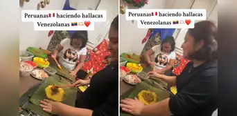 Venezolanas enseñan a peruanas a preparar hallacas: "Es el mejor plato tradicional de Venezuela" Venezolanas enseñan a peruanas a preparar hallacas: "Es el mejor plato tradicional de Venezuela"