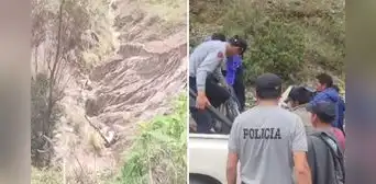 Dos fallecidos dejó caída de camioneta a profundo abismo en la ruta Huancavelica-Huancayo