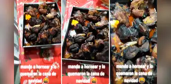 Peruano manda a hornear su cena navideña a la panadería y le entregan su pavo 'tostado’