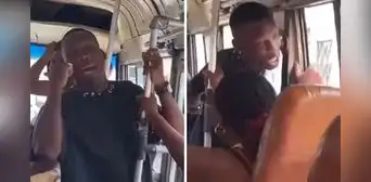 Luis Advíncula se volvió viral al protagonizar divertido video 'trabajando' como cobrador de combi