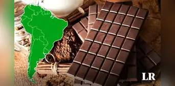 ¿Cuáles son los países de SUDAMÉRICA donde se exporta más chocolate peruano?