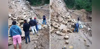 Lluvias en Piura: carretera de Huancabamba se derrumba y deja aislados a pobladores Lluvias en Piura: carretera de Huancabamba se derrumba y deja aislados a pobladores