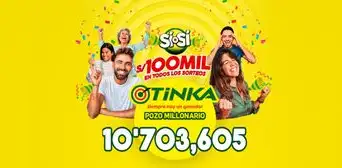 La Tinka EN VIVO: resultados del sorteo de hoy, miércoles 27 de diciembre La Tinka EN VIVO: resultados del sorteo de hoy, miércoles 27 de diciembre