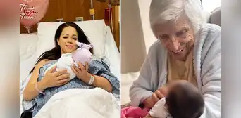 Melissa Klug compartió tierno encuentro de su hija recién nacida y su bisabuela: "Mis amores" Melissa Klug compartió tierno encuentro de su hija recién nacida y su bisabuela: "Mis amores"