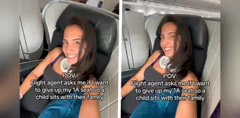 Mujer se negó a cambiar asiento de vuelo para que niño viaje con su familia: "Es un no de mi parte" Mujer se negó a cambiar asiento de vuelo para que niño viaje con su familia: "Es un no de mi parte"