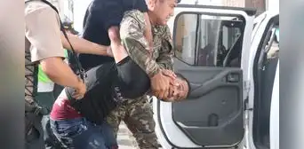 Balacera en pleno centro histórico de Trujillo deja a una persona detenida Balacera en pleno centro histórico de Trujillo deja a una persona detenida