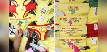 Peruanos ofrecen en Gamarra novedosos diseños de ropas interiores: "Hazme la transferencia de Yape y Plin" Peruanos ofrecen en Gamarra novedosos diseños de ropas interiores: "Hazme la transferencia de Yape y Plin"