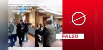 Video de Alberto Fernández, expresidente de Argentina, siendo insultado no se grabó en España
