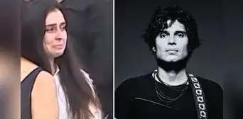 Maria José, hija de Pedro Suárez-Vértiz, se quiebra al darle el último adiós al rockero Maria José, hija de Pedro Suárez-Vértiz, se quiebra al darle el último adiós al rockero