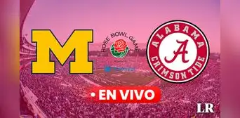 ¡Héroes! Michigan le remonta la semifinal por 27-20 a Alabama y avanza en el Rose Bowl 2024 de la NCAA