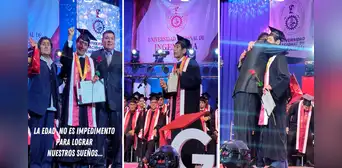 Adulto mayor se gradúa en la Universidad de Ingeniería y agradece a sus padres por el apoyo: “Nunca es tarde" Adulto mayor se gradúa en la Universidad de Ingeniería y agradece a sus padres por el apoyo: “Nunca es tarde"