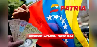 Bonos de la Patria 2024: estos son los subsidios que llegarán desde el 1 al 7 enero