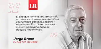 Un año de regresión, por Jorge Bruce Un año de regresión, por Jorge Bruce