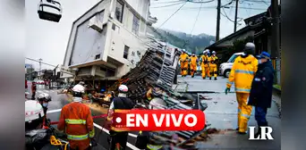 Terremoto en Japón EN VIVO: réplicas, daños y trabajos de rescate del sismo de 7.6 que deja 73 muertos Terremoto en Japón EN VIVO: réplicas, daños y trabajos de rescate del sismo de 7.6 que deja 73 muertos