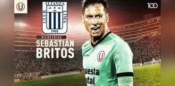 Excapitán de Alianza Lima posa con el escudo de Universitario tras llevar a Sebastián Britos a la 'U'