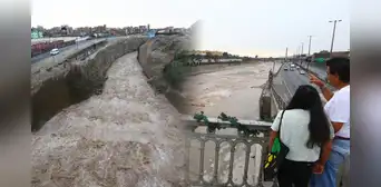 Río Rímac, Chillón y Lurín incrementaron su caudal, pero Senamhi indica que no hay peligro de desborde Río Rímac, Chillón y Lurín incrementaron su caudal, pero Senamhi indica que no hay peligro de desborde