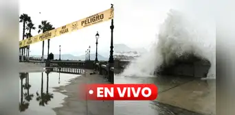 Oleajes anómalos en Perú EN VIVO: cierran bahía de Ancón y prohíben ingreso a playas
