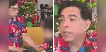 Ernesto Pimentel presenta por primera vez a su hijo en televisión y sorprende con talento en el canto Ernesto Pimentel presenta por primera vez a su hijo en televisión y sorprende con talento en el canto